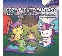 Cozy & cute fantasy: coloring book for teens and adults with whimsical fantasy characters, relaxing simple designs for stress relief, creativity and ... coloring fun (Cologilum Cozy & Cute Coloring)