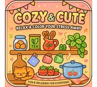 Cozy & Cute Relaxing Coloring Book Stress Relief, Mindful Coloring & Fun Designs for Calm Moments: Relax & Color Your Stress Away Adorable Cozy ... Cute Designs for Peaceful Mind & Happy Heart
