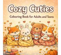 Cozy Cuties: A Relaxing Coloring Book for Adults and Teens | Cute Animals, Cozy Moments, Stress Relief: 30 Adorable Cozy Animal Designs for Relaxation, Mindfulness and Creative Fun.