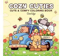Cozy Cuties: Coloring Book for Adults and Kids (Cozy Spaces Coloring)