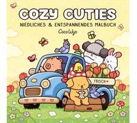 Cozy Cuties – Libro para colorear para adultos, adolescentes y niños (Espacios acogedores)