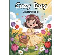 Cozy Day Coloring Book for Teens: Cute Relaxing Daily Scenes, Cozy Activities, Mindful Moments & Cute Characters for Stress Relief, Creativity Boost & Calm Coloring Fun