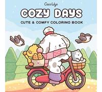 Cozy Days: Coloring Book for Adults and Kids (Cozy Spaces Coloring)