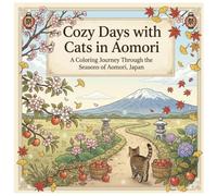 Cozy Days with Cats in Aomori: A Coloring Journey Through the Seasons of Aomori,Japan