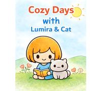 Cozy Days with Lumira & Cat: A Cute and Relaxing Coloring Book for Kids and Teens Featuring Simple, Bold Designs and Heartwarming Scenes