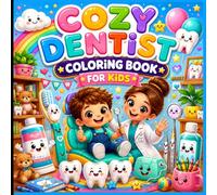 Cozy Dentist Coloring Book for Kids: Cute & Easy Dental-Themed Coloring Pages with Friendly Dentists, Adorable Animals, Happy Smiles & Healthy Teeth Fun | Ages 3-8