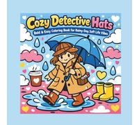 Cozy Detective Hats: Bold & Easy Coloring Book for Rainy-Day Soft Life Vibes: Relaxing Umbrellas, Puddles, Oversized Coats & Cute Mystery-Inspired ... Calm (Soft Life & Cozy Vibes Coloring Series)