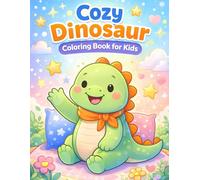 Cozy Dinosaur Coloring Book for Kids 2-4: Simple and adorable illustrations