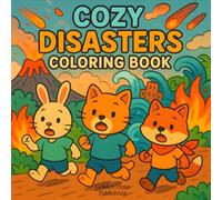 Cozy Disasters: A Fun, Easy, and Simple Coloring Book for Teens and Adults Who Love Cozy Chaos - Chaotic Adventures with Volcanoes, Meteors, UFOs, Floods, and More!