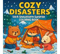 Cozy Disasters: Vol.4 - Snowstorm Surprise - Winter Camping Coloring Adventure, Crime and Horror | Bold and Easy for Stress Relief and Relaxation (Cozy Disasters Coloring Series)