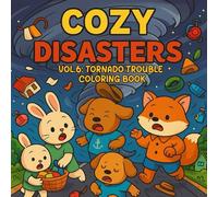 Cozy Disasters: Vol.6 - Tornado Trouble - A Whirlwind Coloring Adventure, Twisty Storm of Chaos, Crime and Horror | Bold and Easy for Stress Relief and Relaxation (Cozy Disasters Coloring Series)