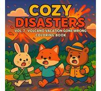 Cozy Disasters: Vol.7: Volcano Vacation Gone Wrong - A Lava-Filled Coloring Adventure, Cute Animal Explorers Face a Fiery Getaway in This Fun-Filled Coloring Book! (Cozy Disasters Coloring Series)