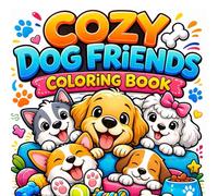 Cozy Dog Friends: Cute Dogs Coloring Book for Kids Ages 4-8 (Cute Little World Coloring Book Series)