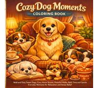 Cozy Dog Moments Coloring Book: Bold and Easy Sweet Dogs, Cozy Home Scenes, Peaceful Walks, Bath Time and Gentle Everyday Moments for Relaxation and Stress Relief (Cozy Line Studio Collection)