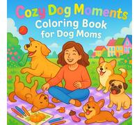 Cozy Dog Moments Coloring Book for Dog Moms: Relaxing Pages Featuring Adorable Dogs and Pet Life Joy: Wholesome Scenes to Color for Stress Relief, Dog ... Pet Parents, and Women Who Love Their Pups