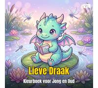 Cozy Dragon - Lieve Draak - Kleurboek voor Jong en Oud: 60 Kawaii Babydraak Ontwerpen op Pastelachtergrond, Enkelzijdig Bedrukt