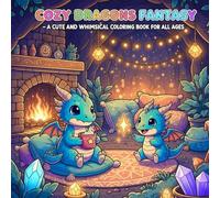 Cozy Dragons Fantasy: A Cute and Whimsical Coloring Book for All Ages