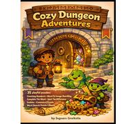 Cozy Dungeon Adventures: A Screen-Free Puzzle Activity Book for Kids Ages 6-9 Featuring Mazes, Word Search, Sudoku & Counting Games