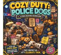 COZY DUTY: POLICE DOGS: A Funny and Cozy Coloring Book for Tired Officers and Everyday Heroes