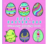 Cozy Easter-egg Coloring Book for kids and teens, cute and adorable easter egg Coloring design for relaxing