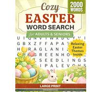 Cozy Easter Word Search: Large Print Puzzle Book with Spring Themes, Holiday Fun & Stress Relief | A Perfect Easter Gift for Adults & Seniors