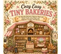 Cozy Easy: Tiny Bakeries: 40 Adorable Miniature Bakeries Filled with Sweet Treats, Cozy Shops, and Beginner Friendly Coloring Fun