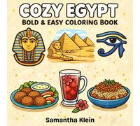 Cozy Egypt Bold & Easy Coloring Book for Kids and Adults (Cozy Countries Coloring Series)