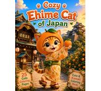 Cozy Ehime Cat of Japan: 25 Cute & Kawaii Coloring Pages Featuring Cats, Dogo Onsen, Matsuyama Castle, Shimanami Kaido and Beautiful Ehime Adventures (Cozy Cat of Japan)