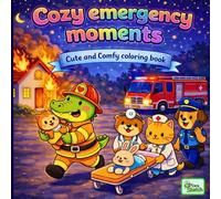 Cozy Emergency Moments Coloring Book: Cute & Comfy Coloring Pages for Kids, Teens & Adults | Adorable Animal Friends, Cozy Scenes & Simple Designs for ... Animal Heroes & Cozy Emergency Adventures