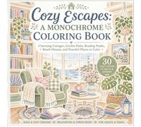 Cozy Escapes: A Monochrome Coloring Book