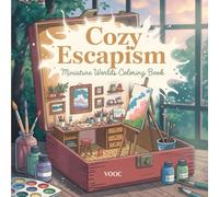 Cozy Escapism: Miniature Worlds Coloring Book - Whimsical Tiny Spaces Hidden Inside Everyday Objects - Detailed Illustrations for Stress Relief and Creative Relaxation