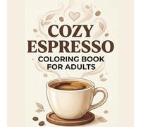 Cozy Espresso Coloring Book for Adults: Bold & Easy Relaxing Pages with Cute Café Scenes, Coffee Moments, and Stress Relief Designs for Beginners