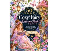 Cozy Fairy Coloring Book for Adults: 50 Magical Fairyland Designs for Relaxation and Stress Relief: 50 Cozy Fairy Houses, Enchanted Gardens, Mushrooms ... Scenes for Relaxation and Stress Relief