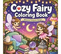 Cozy Fairy Coloring Book: Whimsical Fairycore Designs: 50 Bold & Easy Magical Fairy Scenes | Relaxation For Kids & Adults