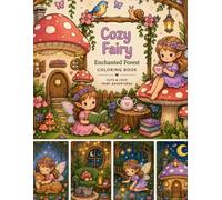 Cozy Fairy Enchanted Forest Coloring Book: Cute and Cozy Fairy Adventures