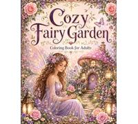 Cozy Fairy Garden Coloring Book for Adults: Relaxing Fantasy Coloring Pages with Whimsical Fairies, Magical Cottages, Flowers, and Enchanted Garden Scenes, 30 whimsical fairy garden coloring pages