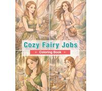 Cozy Fairy Jobs Coloring Book for Adults: Let Your Mind Breathe and Find Gentle Comfort