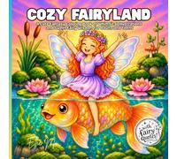 Cozy Fairyland: A Cute Fantasy Coloring Book of Whimsical Illustrations and Sweet Fairy Wisdom for Adults and Teens