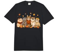Cozy Fall Autumn Cute Cat Funny Cat Kitten Lover Comfort Colors Adult Heavyweight T-Shirt