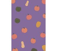 Cozy Fall Notebook Pumpkin Pattern | Lined | 6 x 9 in | 120 Pages | Fall & Halloween | Softcover