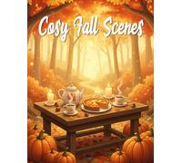 Cozy Fall Scenes colouring Book: Charming Autumn Moments for Adults - Relaxing Country Scenes, Pumpkins & Seasonal Activities for Mindful Coloring