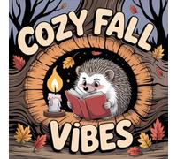 Cozy Fall Vibes Coloring Book for Kids Ages 2-8: Easy Outlines For Kids Cute Screen Free Quiet Time Perfect Birthday Gift Improve Fine Motor Skills ... Screen Free Quiet Time Perfect Birthday Gif