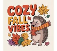 Cozy Fall Vibes Coloring Book for Kids Ages 2-8: Enjoy Hours Of Coloring Fun For Kids Travel Activity Cute Easy Outlines Screen Free Quiet Time Family ... For Kids Travel Activity Cute Easy Outline