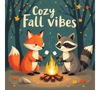 Cozy Fall Vibes Coloring Book for Kids Ages 2-8: Family Bonding Simple Outline Easy Outlines Holiday Gift For Early Learners Screen Free Quiet Time ... Bonding Simple Outline Easy Outlines Holiday