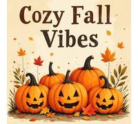 Cozy Fall Vibes Coloring Book for Kids Ages 2-8: Fun Build Focus For Boys And Girls Simple Pictures Halloween Activity Screen Free Quiet Time Calm And ... Boys And Girls Simple Pictures Halloween Ac