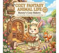 COZY FANTASY ANIMAL LIFE: Volume 1: Bunny's Cozy Bakery, Cozy Coloring Pages of Baking, Friendship & Woodland Magic