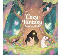 Cozy Fantasy Coloring Book: Charming and Relaxing Fantasy Art with Enchanting Creatures for Stress Relief
