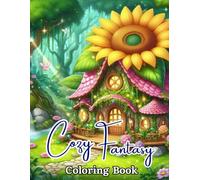 Cozy Fantasy Coloring Book: Whimsical Fairy Houses, Enchanted Forest Cabins, Magical Villages & Dreamy Fantasy Scenes for Relaxation, Stress Relief and Creative Calm