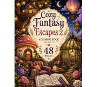 Cozy Fantasy Escapes Coloring Book: Magical Places to Color and Relax: (Vol 2) (Cozy Escapes)