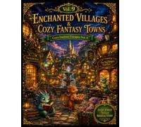 Cozy Fantasy Escapes Vol. 10 - Celestial Libraries & Starlit Kingdoms: A Journey Through Floating Libraries, Crystal Castles, Moon Gardens, Magical ... Stardust Dragons & Celestial Fantasy Wonders